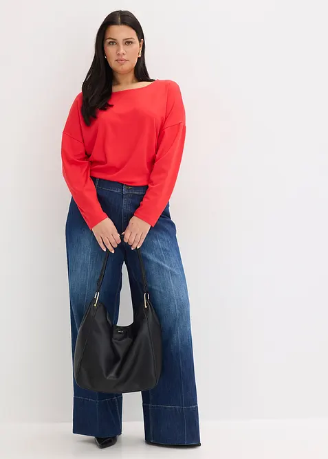 L&aring;ng&auml;rmad topp i sk&ouml;n Punto di Roma, bonprix