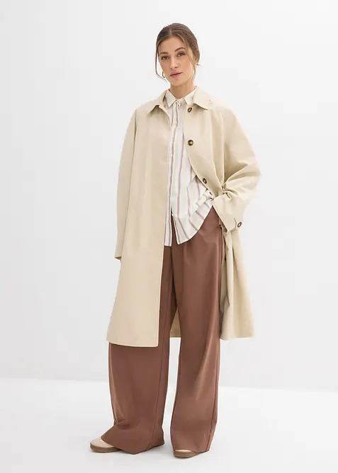 Skjortblus av ren bomull, bonprix