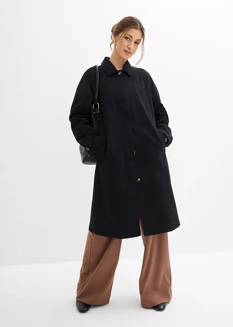 Enkelkn&auml;ppt trenchcoat, bonprix