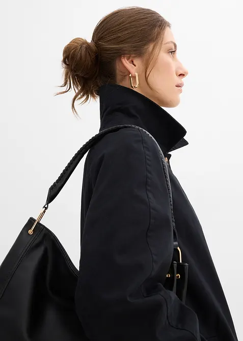 Enkelkn&auml;ppt trenchcoat, bonprix