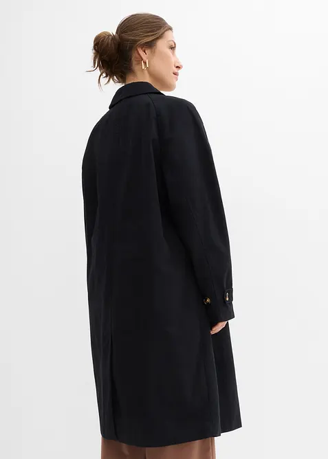 Enkelkn&auml;ppt trenchcoat, bonprix