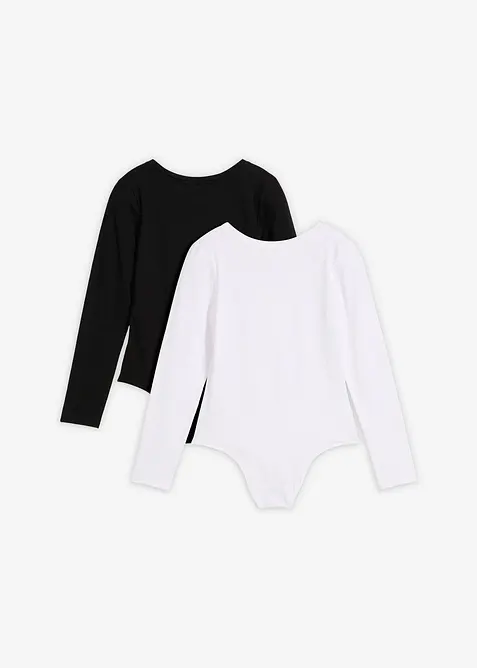 Body med mjuk bomull (2-pack), bonprix