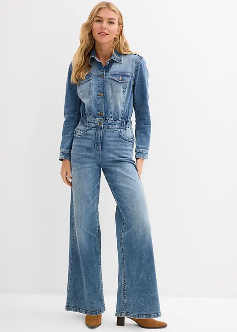 Jumpsuit i denim, bonprix