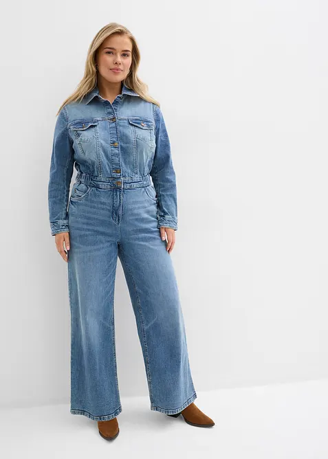 Jumpsuit i denim, bonprix