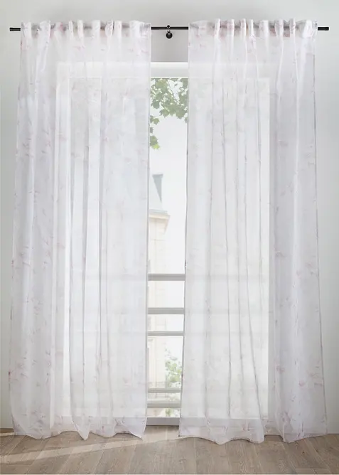 Gardin med blomm&ouml;nster (1-pack), bonprix