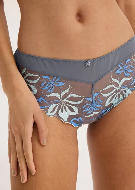 Hipstertrosa med skirt broderi, bonprix