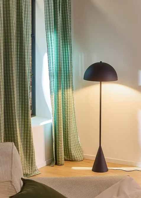 Gardinl&auml;ngd i b&auml;ckeb&ouml;lja av ekologisk bomull (1-pack), bonprix