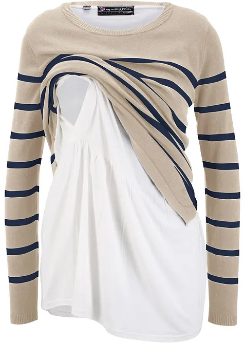 Tunn mamma-/amningstr&ouml;ja, bonprix