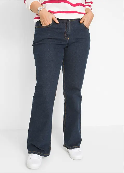 Bootcut Jeans High Waist, Stretch, bonprix