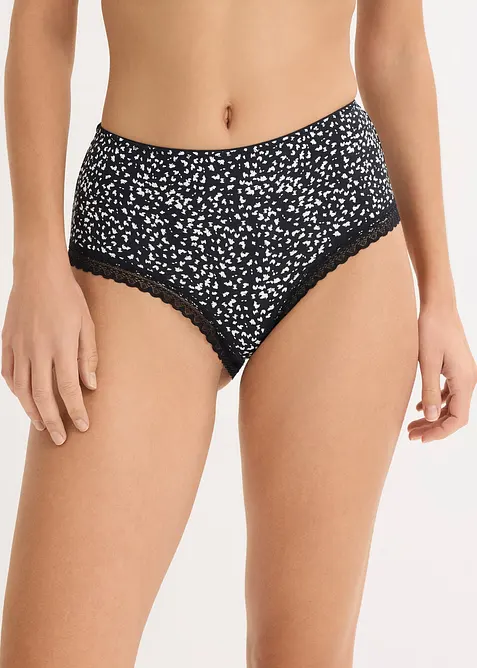 Maxihipstertrosa med spets (4-pack), bonprix