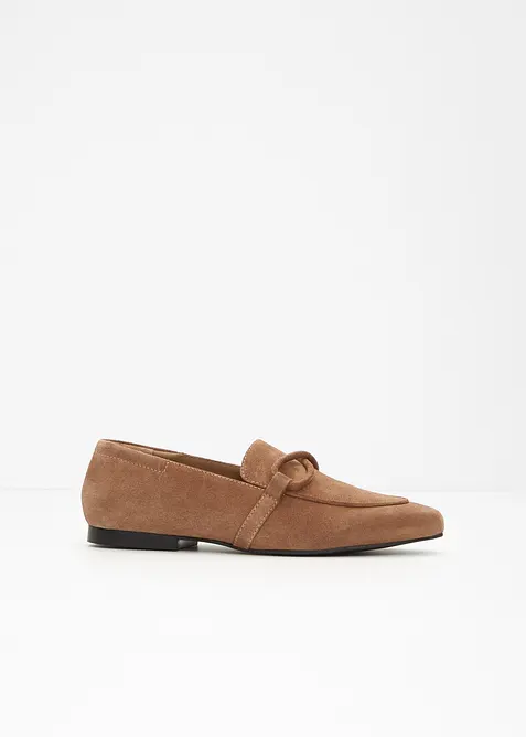 Loafers av mocka, bonprix