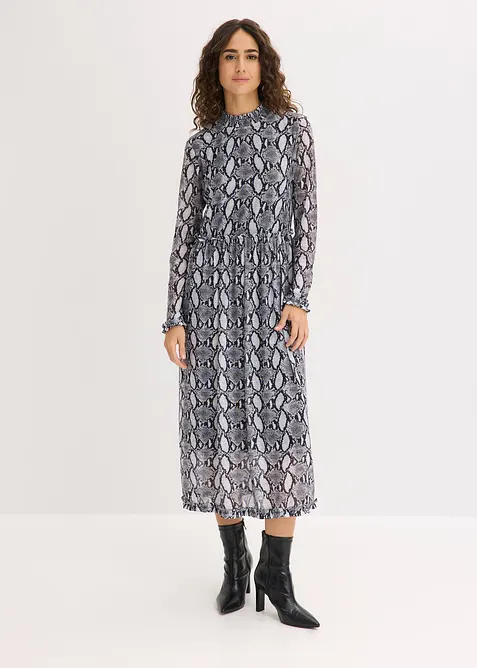 Midikl&auml;nning av mjuk mesh, bonprix