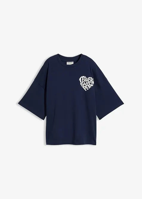 Topp i fyrkantig modell av tjockt bomullsmaterial, bonprix