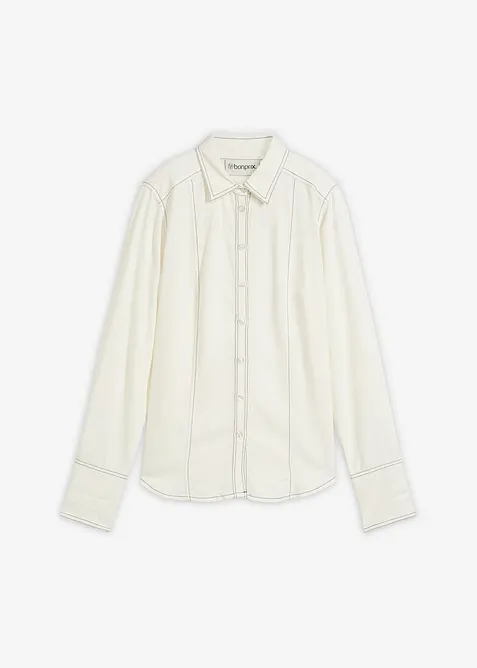 Blus av mjuk viskos, bonprix