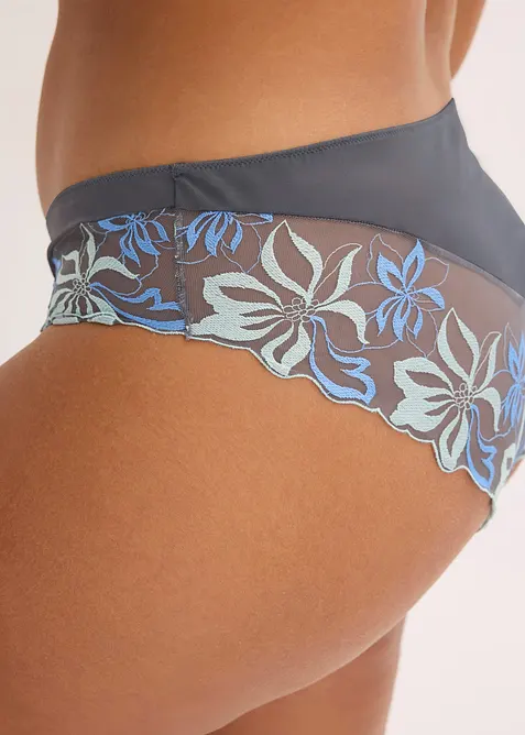 Hipstertrosa med skirt broderi, bonprix