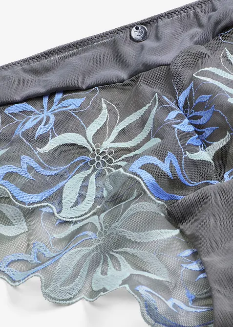 Hipstertrosa med skirt broderi, bonprix