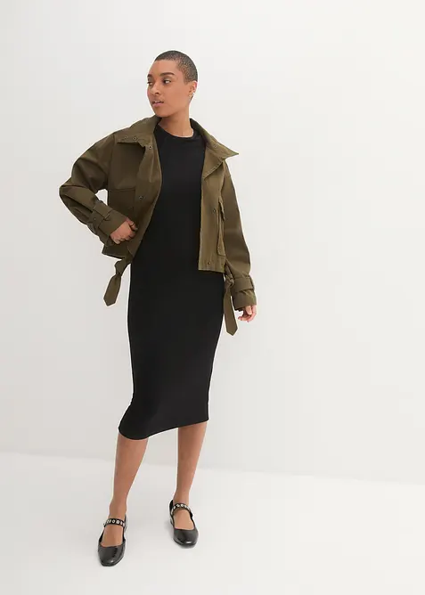 Trik&aring;kl&auml;nning med trekvarts&auml;rm, bonprix