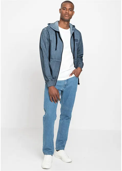 Munkjacka med tv&auml;ttad look, bonprix