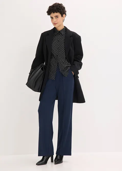 Dra p&aring;-byxa i stadig interlock, bonprix