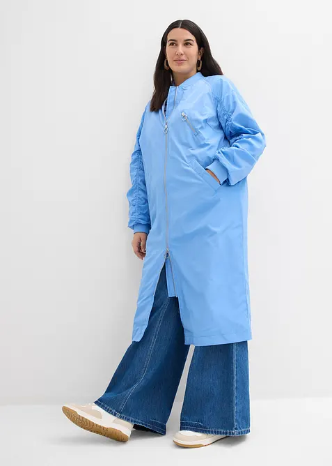 Bluskappa med stickad krage, bonprix