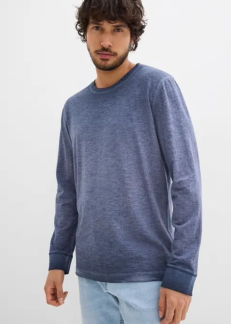 L&aring;ng&auml;rmad T-shirt i ekologisk bomull (2-pack), bonprix