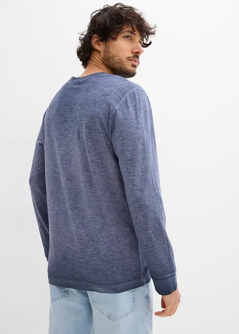 L&aring;ng&auml;rmad T-shirt i ekologisk bomull (2-pack), bonprix