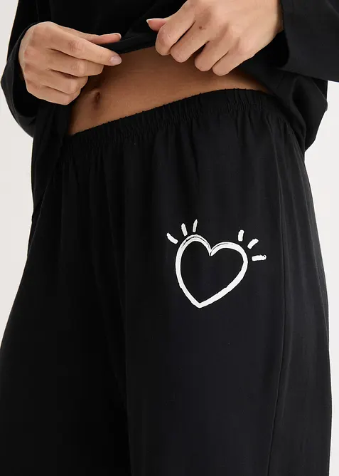 Pyjamas av mjuk bomull, bonprix