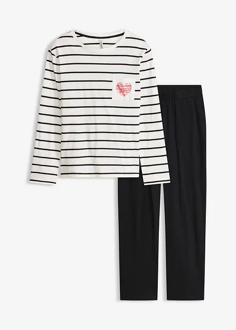 Pyjamas i bomull, bonprix