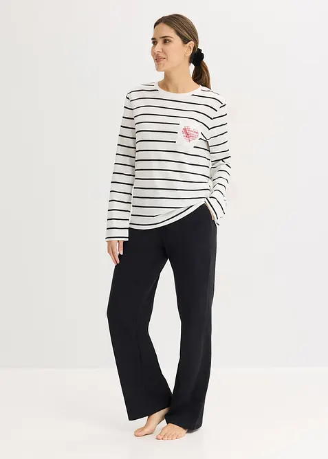 Pyjamas i bomull, bonprix