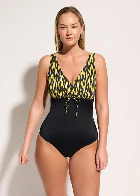 Baddr&auml;kt med medelh&ouml;g formande effekt och breda axelband, bonprix