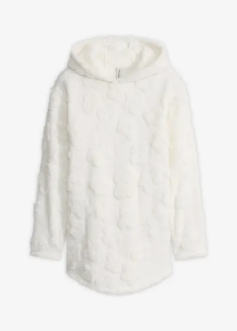 L&aring;ng oversizetr&ouml;ja med hj&auml;rtm&ouml;nster, bonprix