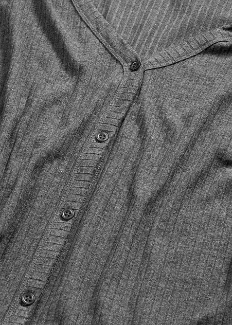 Topp och byxa i mjukt, ribbstickat material, bonprix