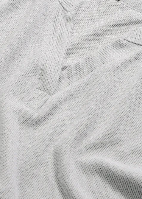 Topp och byxa av v&aring;ffelm&ouml;nstrad jersey, bonprix