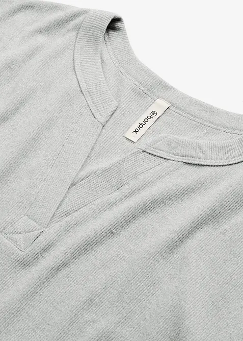 Mjuk kl&auml;nning i ribbstickat material, bonprix