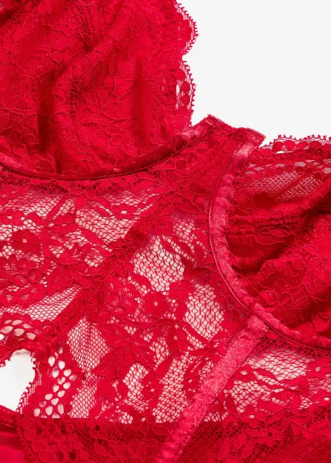 Korsett av skir spets, bonprix