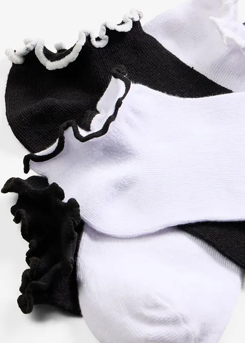 Ankelstrumpor med ekologisk bomull (8-pack), bonprix