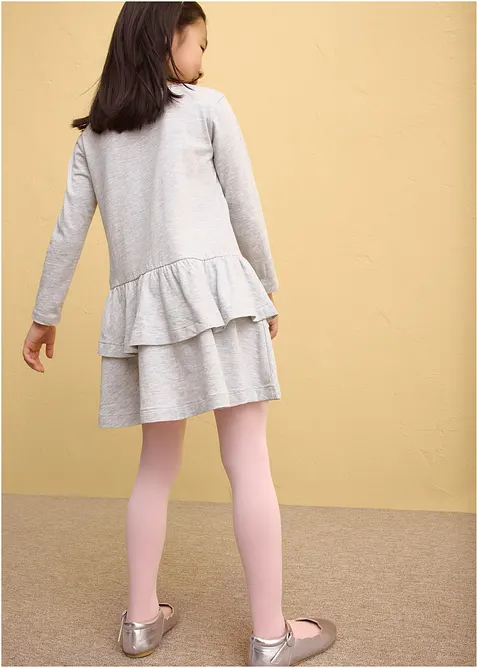 Jerseykl&auml;nning i ekologisk bomull (2-pack), bonprix