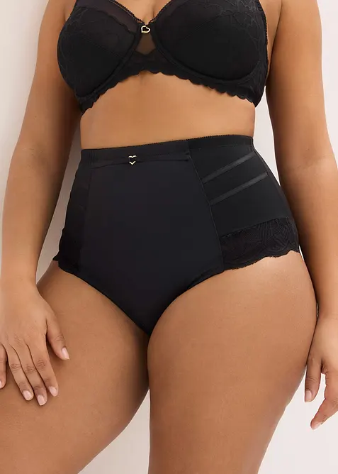 Shaping-trosa med medelh&ouml;g formkraft och spets, bonprix