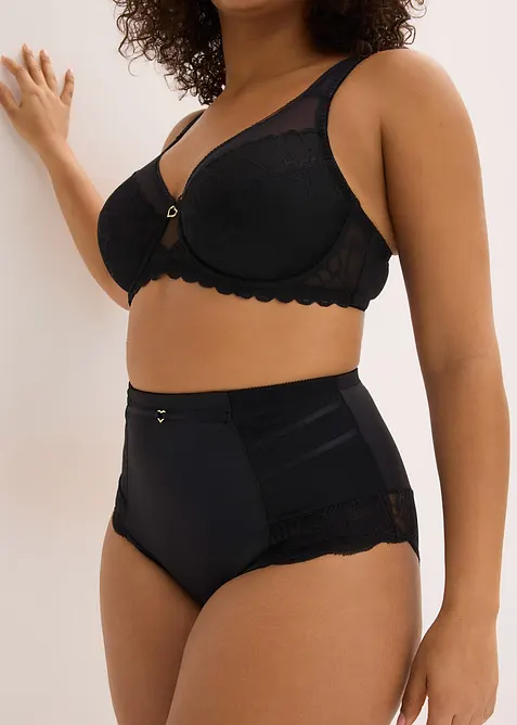 Shaping-trosa med medelh&ouml;g formkraft och spets, bonprix