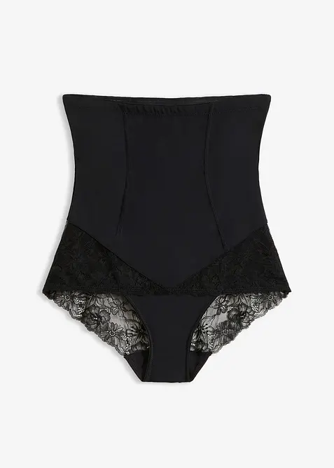 Formande trosa med medelh&ouml;g, formande effekt och spets, bonprix