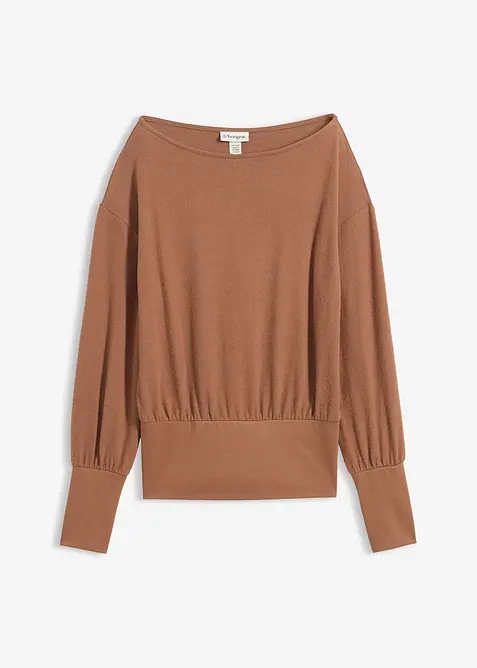 L&aring;ng&auml;rmad topp av viskosmix, bonprix