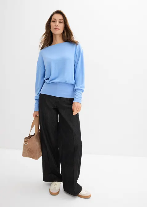 L&aring;ng&auml;rmad topp av viskosmix, bonprix