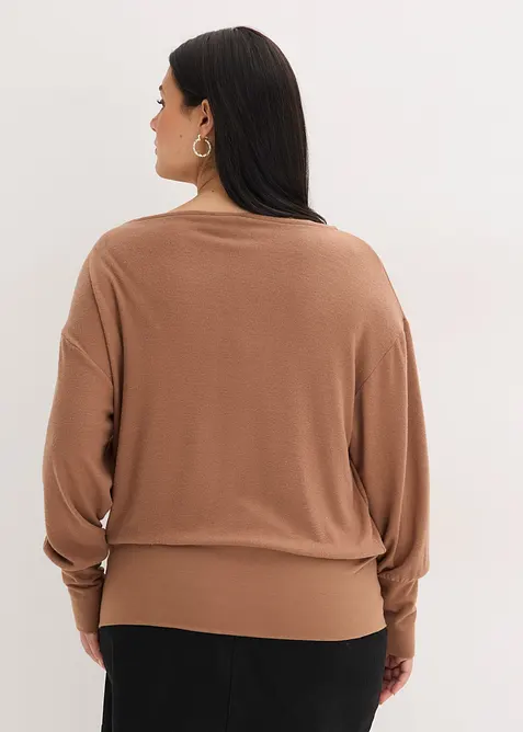 L&aring;ng&auml;rmad topp av viskosmix, bonprix