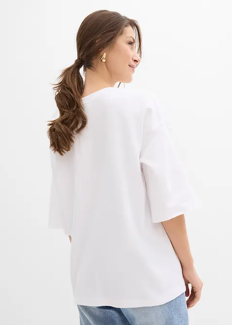 Oversizetopp i ekologisk bomull, bonprix