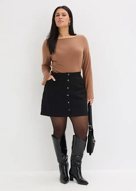 L&aring;ng&auml;rmad topp av viskosmix, bonprix