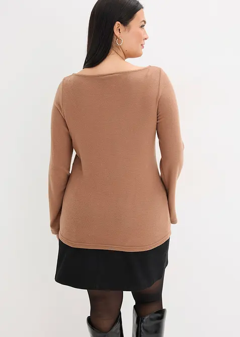 L&aring;ng&auml;rmad topp av viskosmix, bonprix