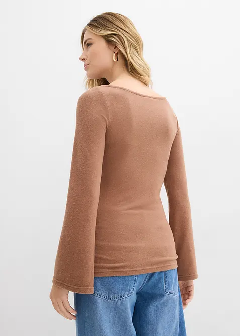 L&aring;ng&auml;rmad topp av viskosmix, bonprix