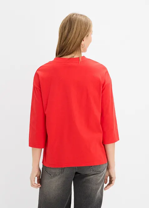 Topp i "boxy" modell av ren bomull, bonprix