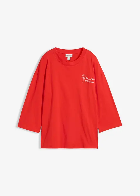 Topp i "boxy" modell av ren bomull, bonprix