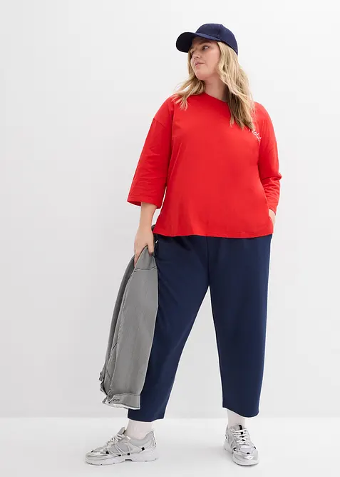 Topp i "boxy" modell av ren bomull, bonprix